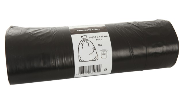 240 Containerzakken zwart