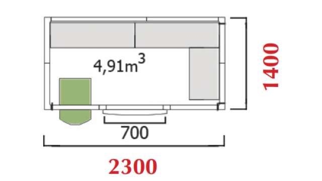 Rekken 2300x1400
