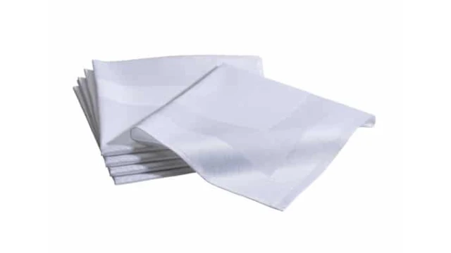 Servetten Damast wit