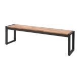 Bolero staal met houten bank DS158