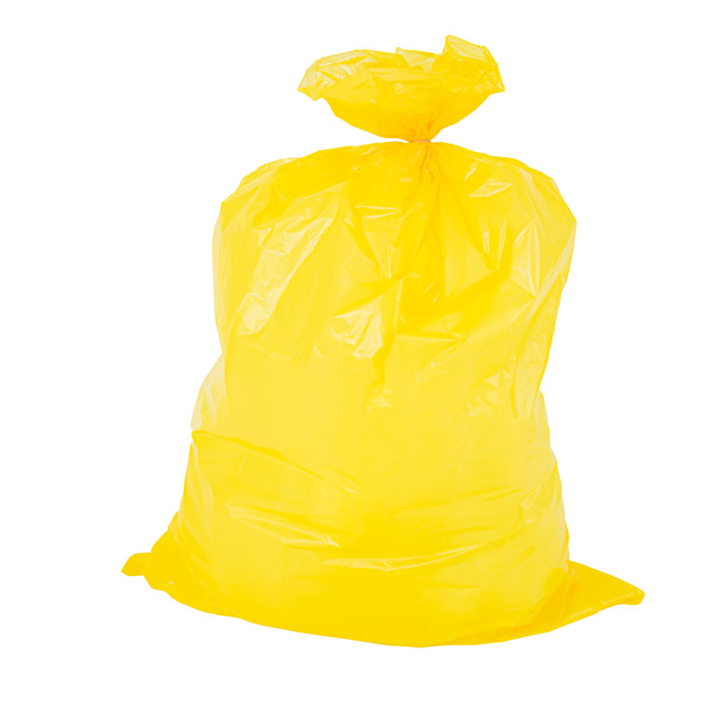 Gele afvalzakken