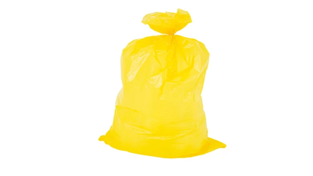 Gele afvalzakken