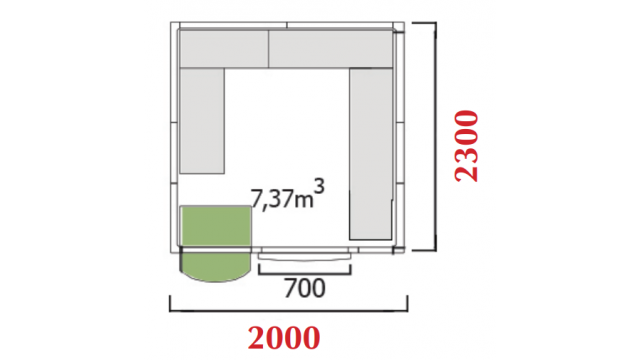 Rek CFM2000x2300
