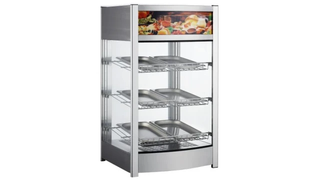 Warme Vitrine 3 Roosters